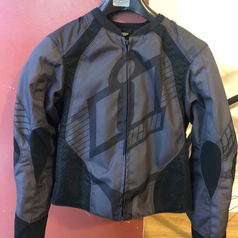ICON Women's Overlord Black Textile Jacket